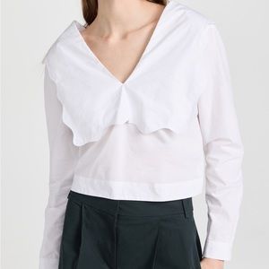 Ganni Collar Blouse NWT